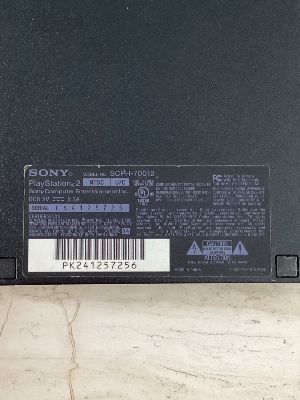 Sony PlayStation 2 Slim Console & 2 Sony Controllers OEM - Picture 16 of 16